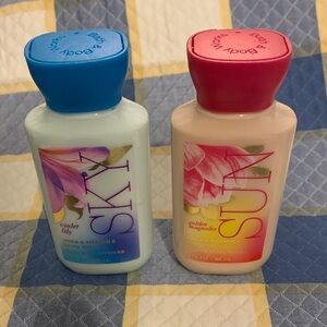 Bath & Body Works Sun & Sky Body Lotion Bundle
